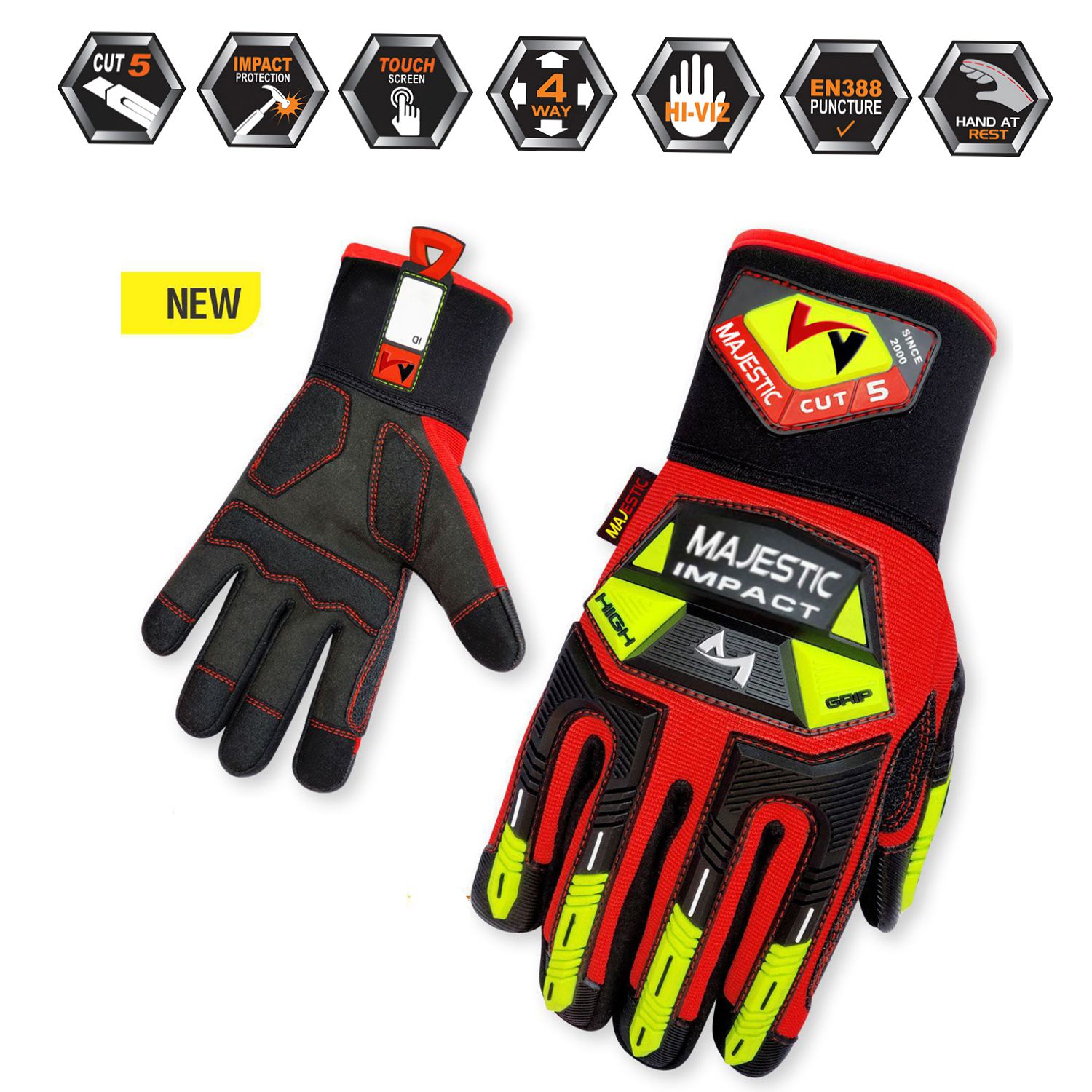 Oil & Gas Impact Safety Gloves