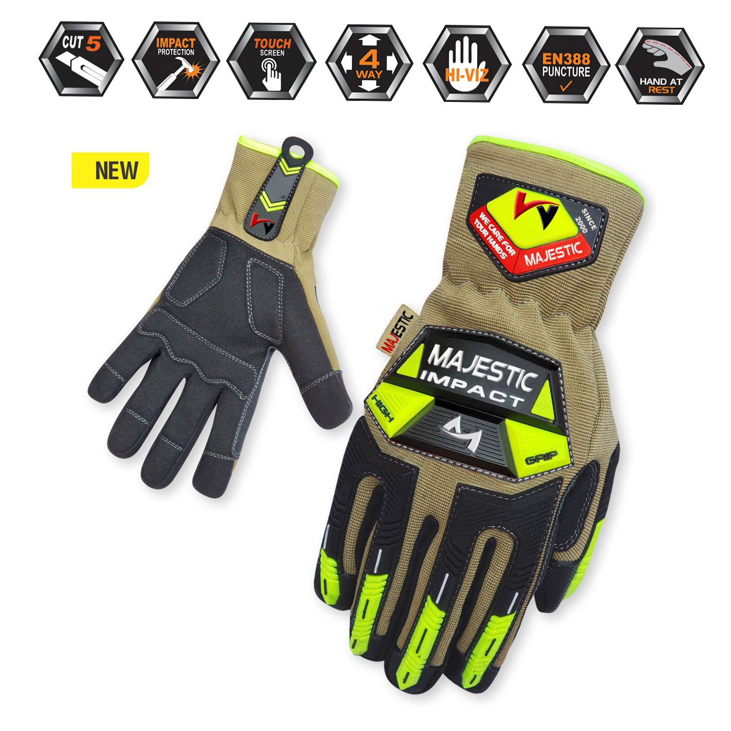 Oil & Gas Impact Safety Gloves