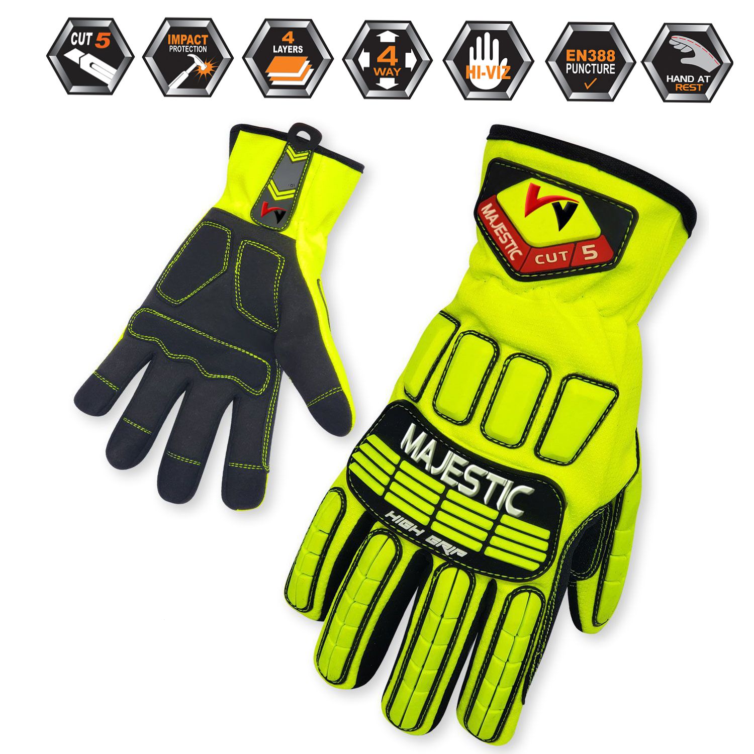 Oil & Gas Impact Safety Gloves