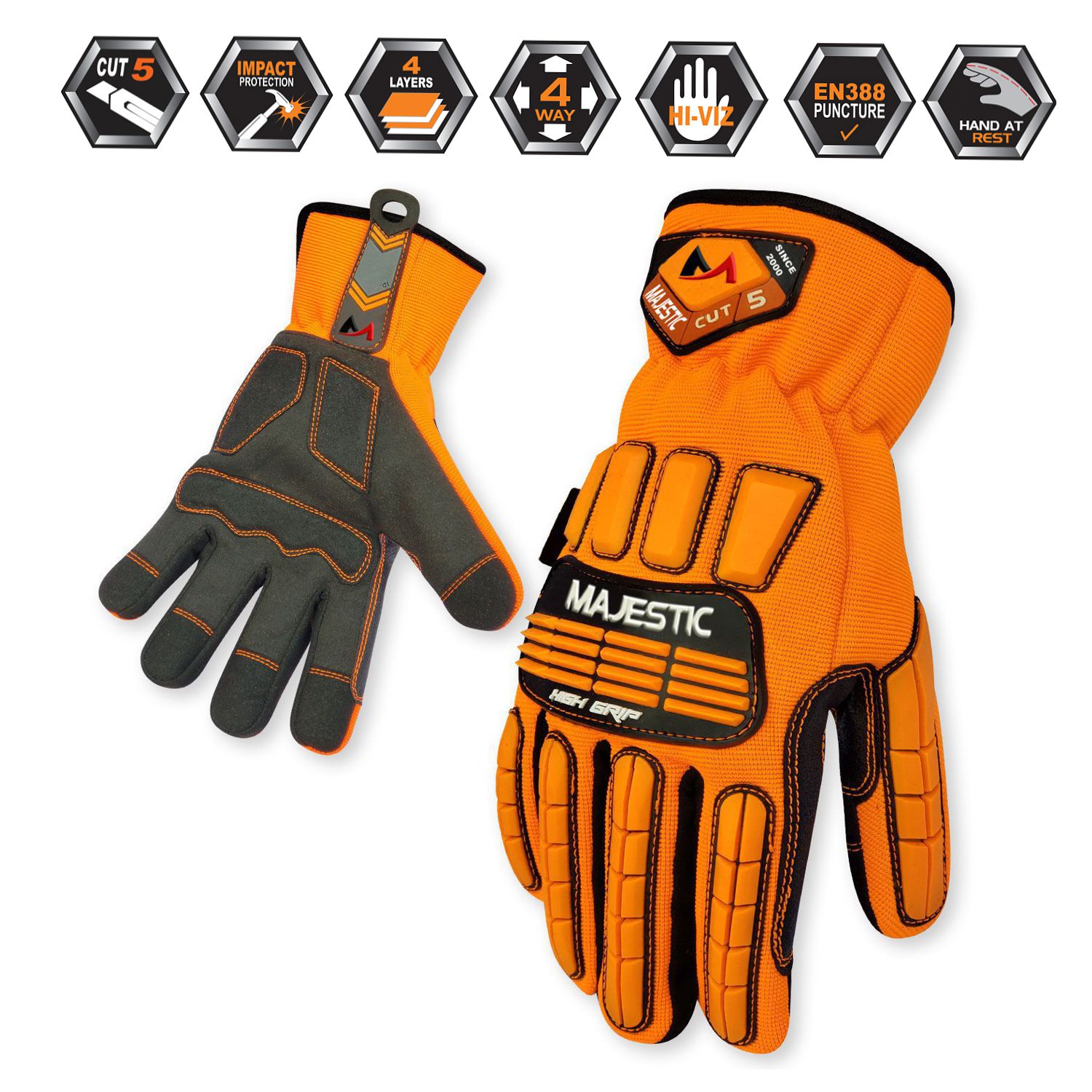 Oil & Gas Impact Safety Gloves