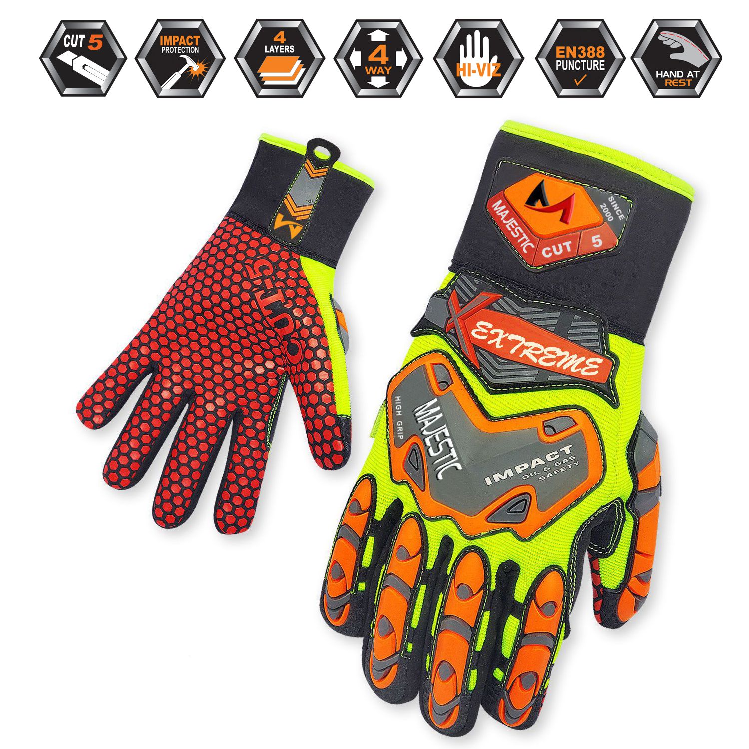 Oil & Gas Impact Safety Gloves