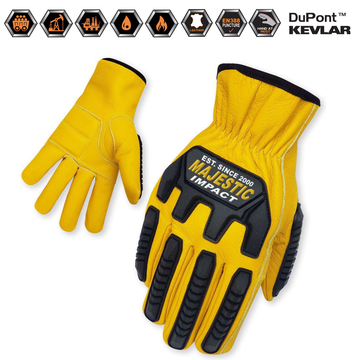 Oil & Gas Impact Safety Gloves