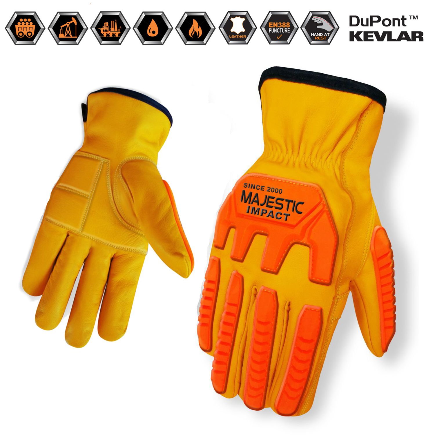 Oil & Gas Impact Safety Gloves