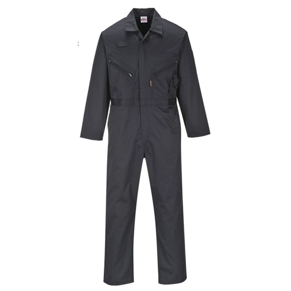 Grey Coveralls Men Industrial Work Wear